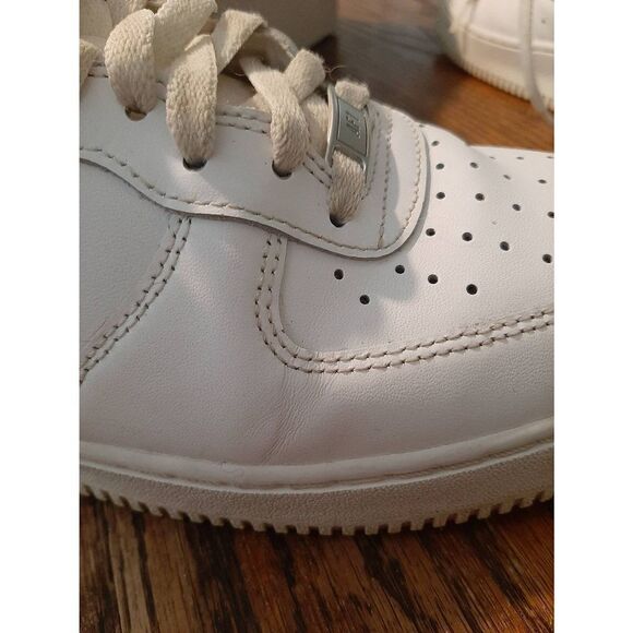 9.5 Nike Air Force 1 '07 315122-111 Athletic Casual Gym Running Shoes Sneakers - Picture 9 of 12